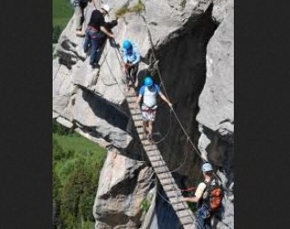  Via Ferrata roped to a guide 